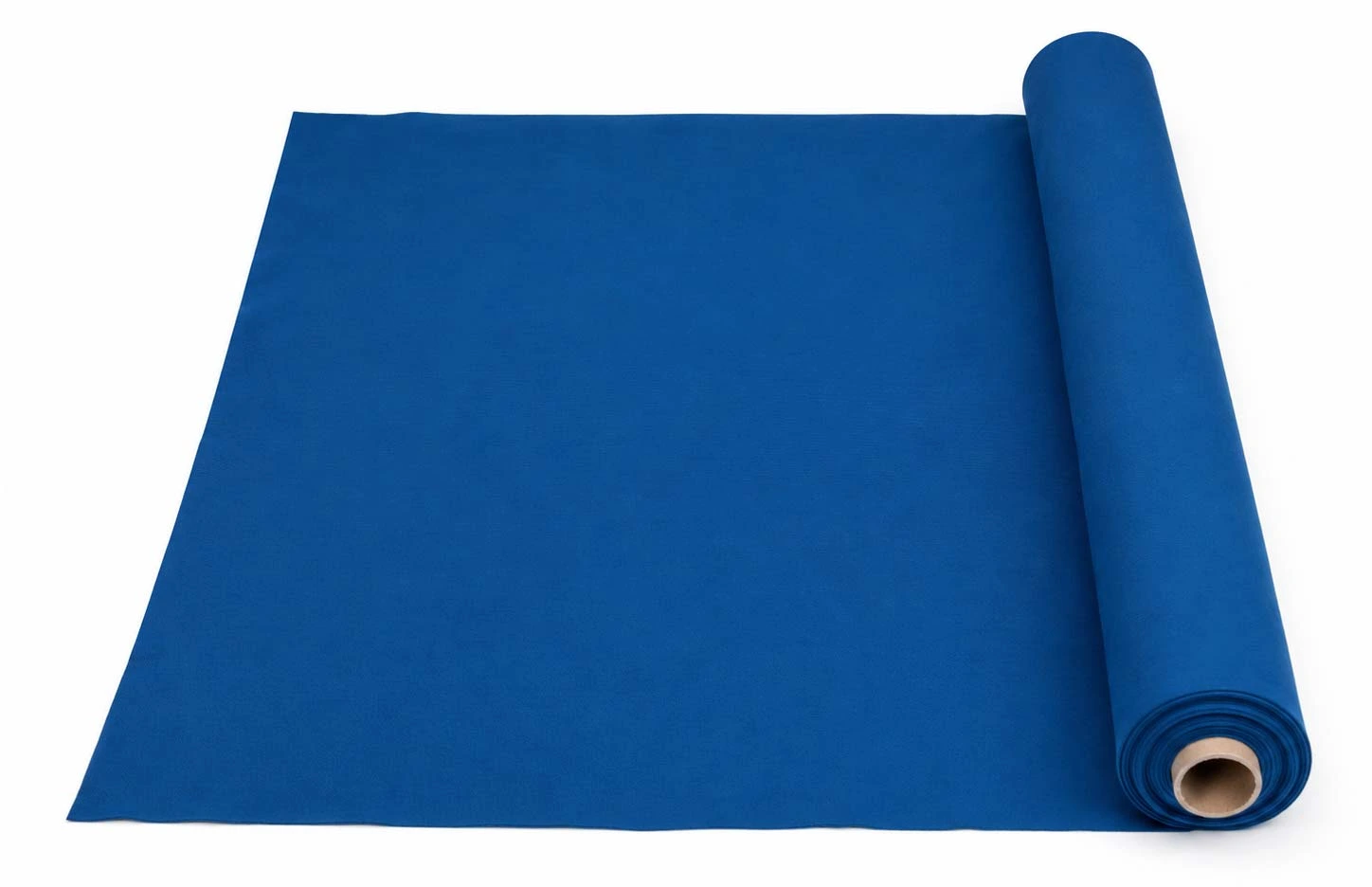 Rolo de meia malha azul 100% algodão aberto